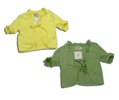 【子供服】フリルがお上品の半袖ボレロ(濠Du) 【子供服】フリルがお上品の半袖ボレロ(濠Du)