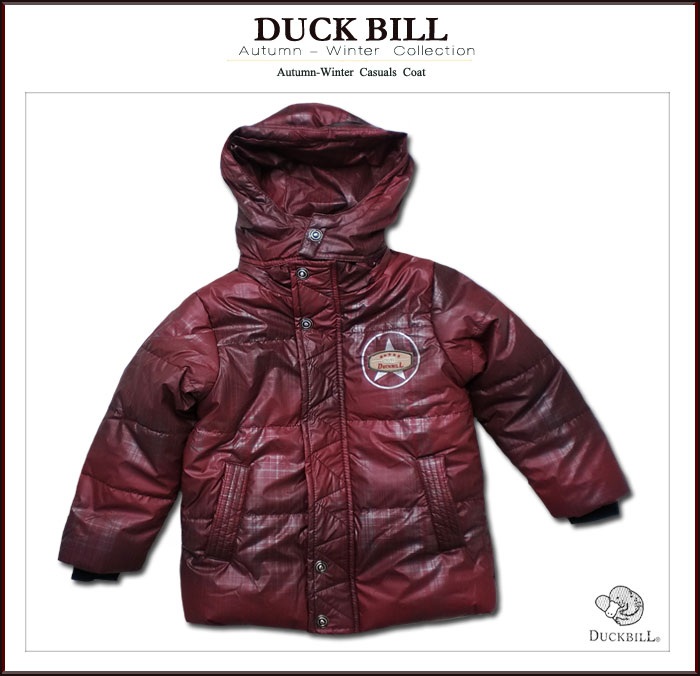 【子供服】【NEW】取り外し可能のフート付き!中綿入りハーフコート(濠Du) 【子供服】【NEW】取り外し可能のフート付き!中綿入りハーフコート(濠Du)